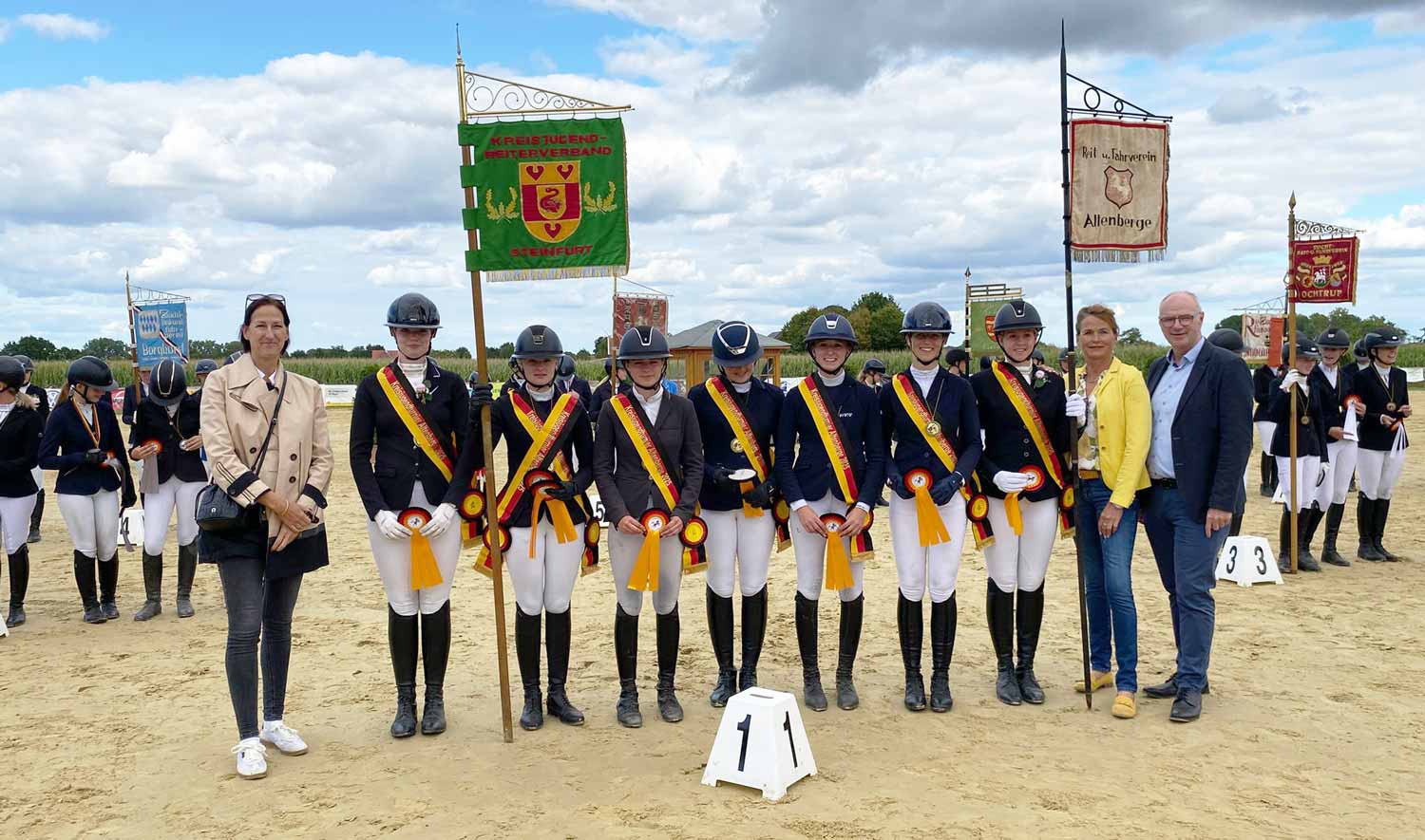 Siegreiche_Mannschaft_Altenberge-KRV-Steinfunrt Siegreiche Mannschaft Altenberge KRV Steinfunrt